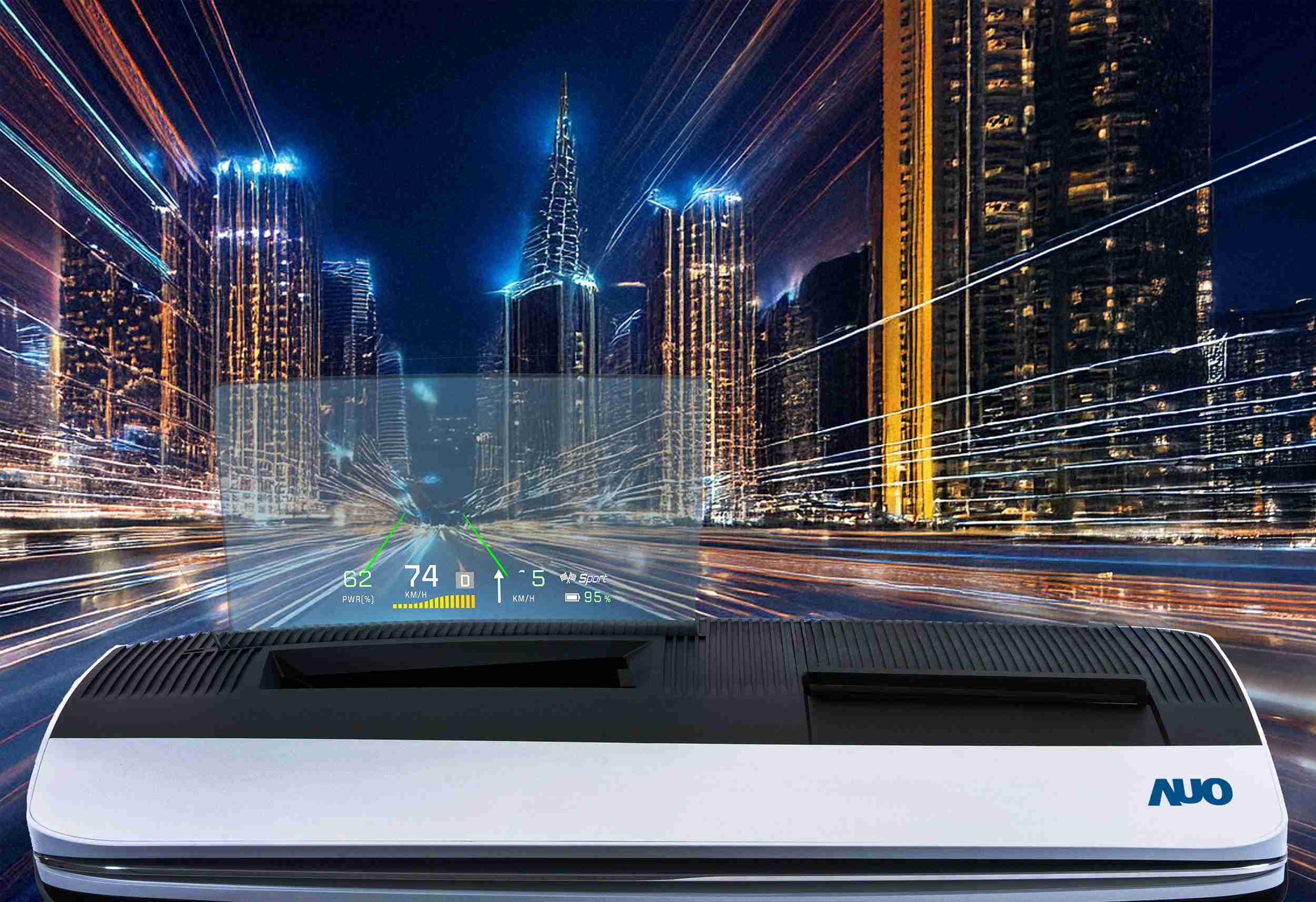 开云电子推出13吋Micro LED抬头显示器，，，提供高入眼亮度、、、、高色彩饱和度的显示质量，，，在阳光下或黑暗中都清晰可见，，，并利用Micro LED模块体积小的优势，，解决车用空间有限的痛点